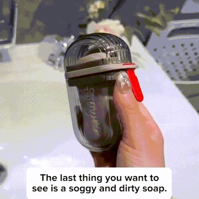 SOAPSAFE – Resese-tvålskål för enkel hygien på språng