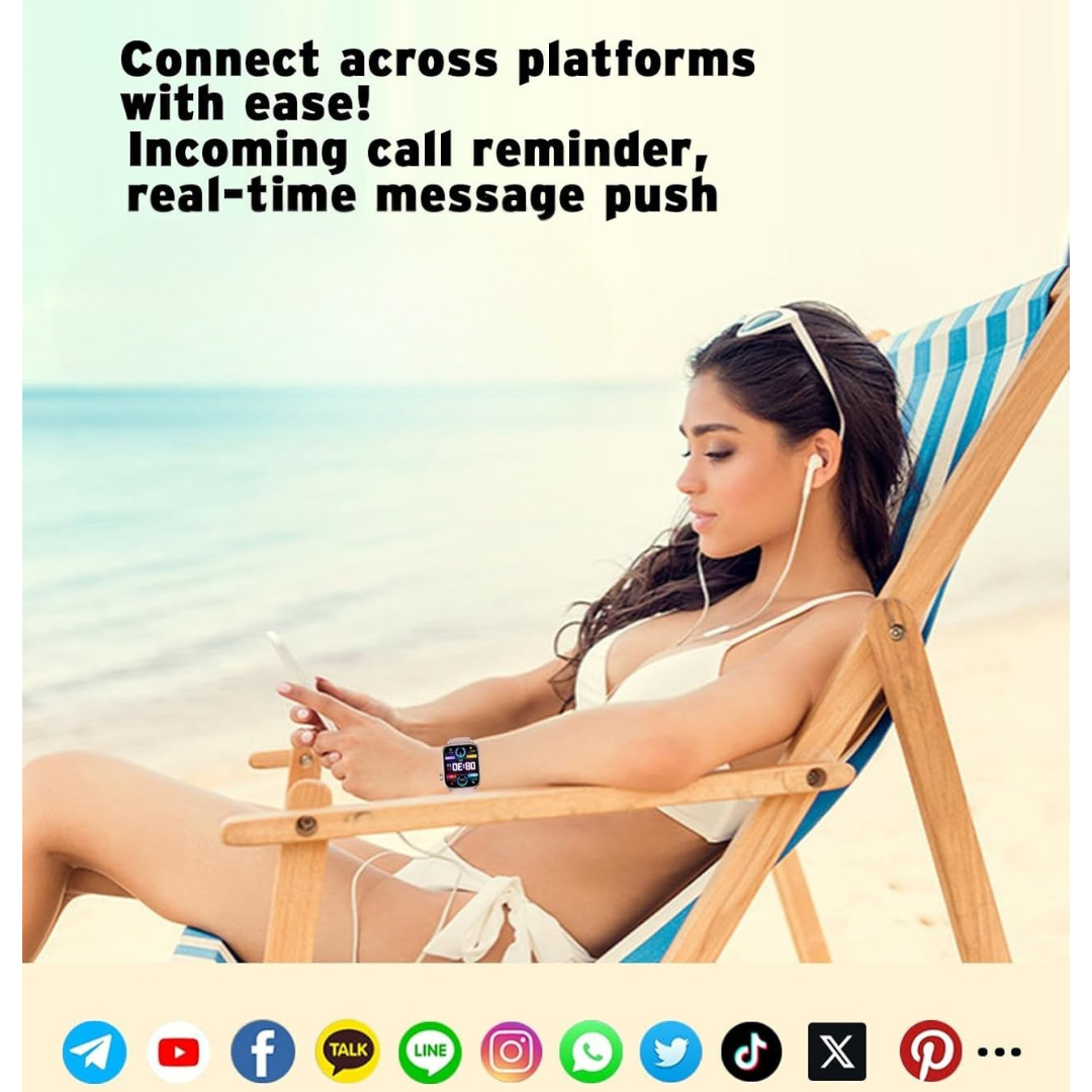 Smartwatch med EKG och dagliga användningsfunktioner