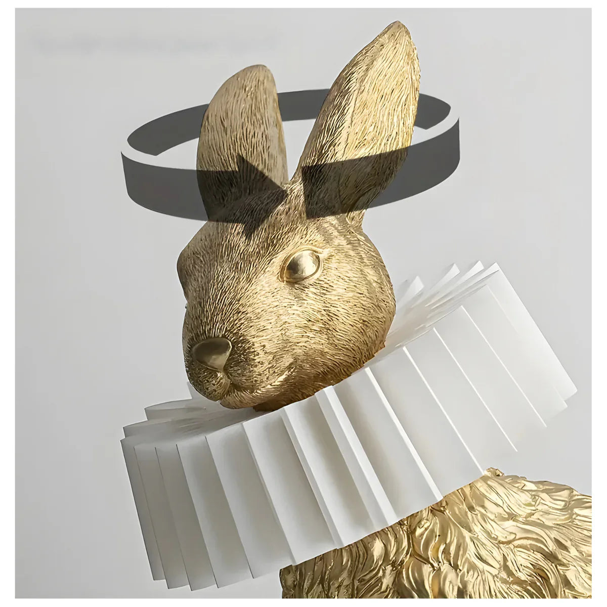 RabbitGleam - Konstnärlig Modern Kanin Bordslampa