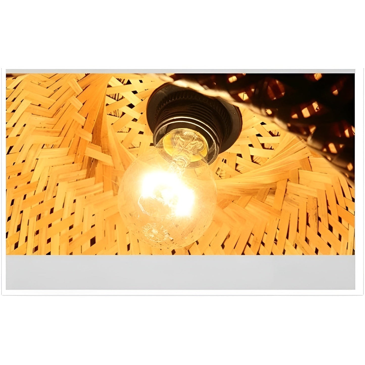 Rattanhänglampa – Stilfull bambulampa för matrum och vardagsrum