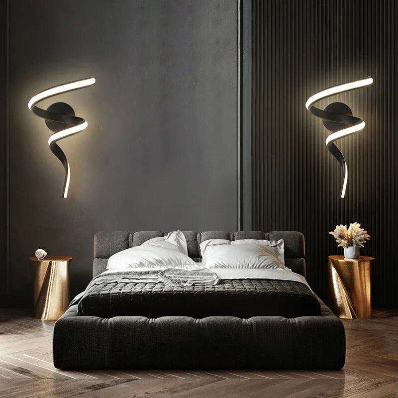 SleekGlow - Minimalist LED vägglampa med dimbar belysning
