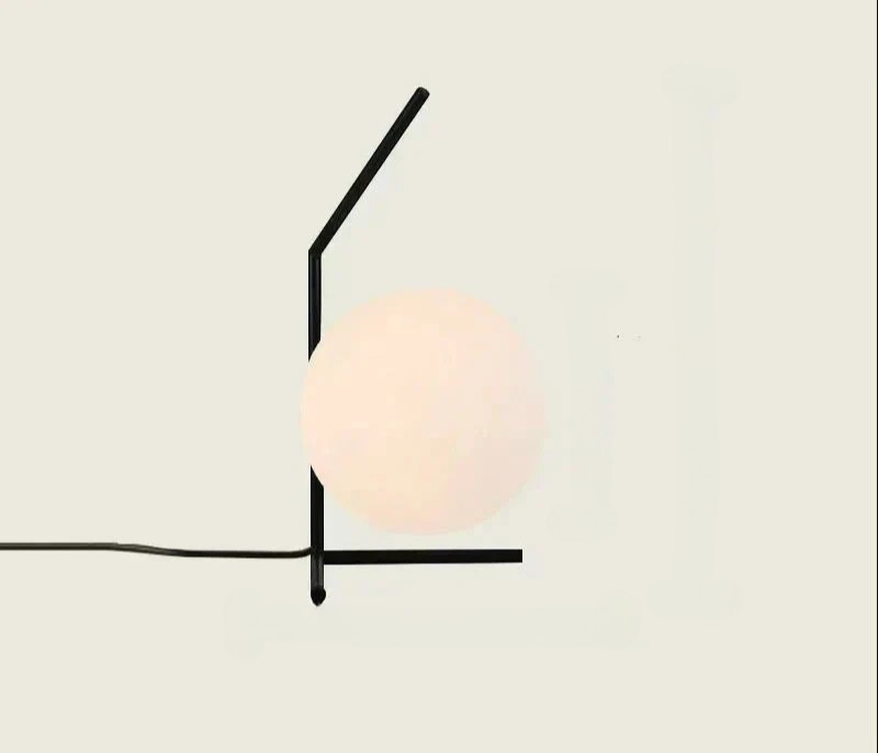 GlassLume - Modern Minimalistisk Glas Bordslampa | Stilig Belysning