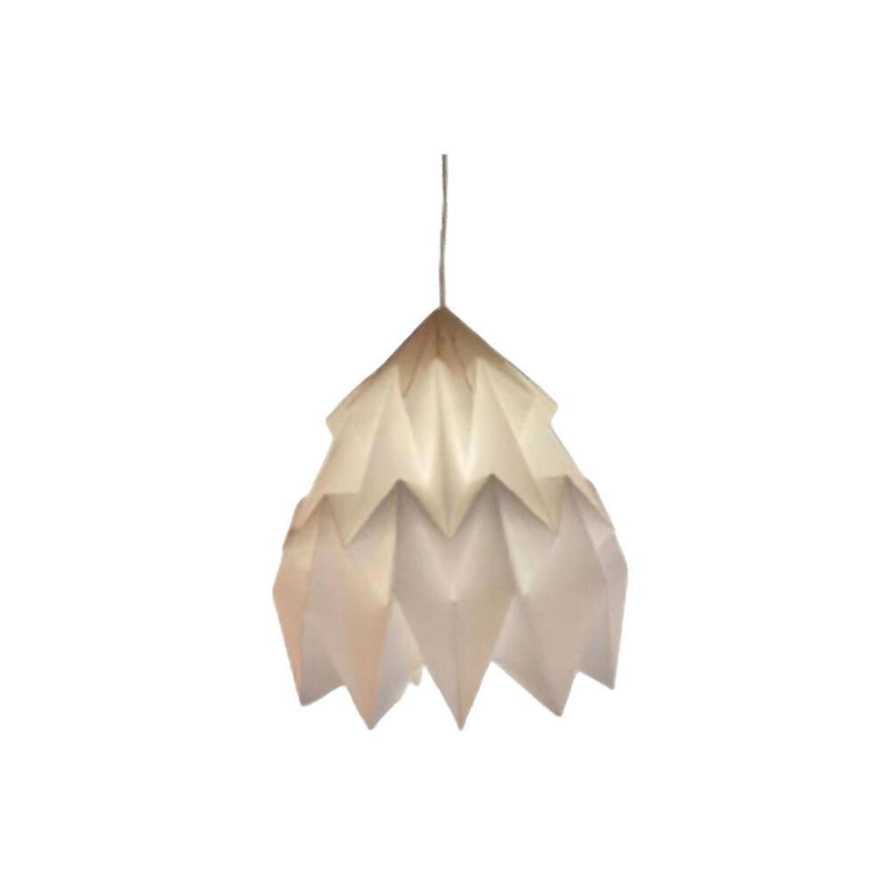 OrigamiGlow – Origami-inspired pendant with layer-on-layer artistic design