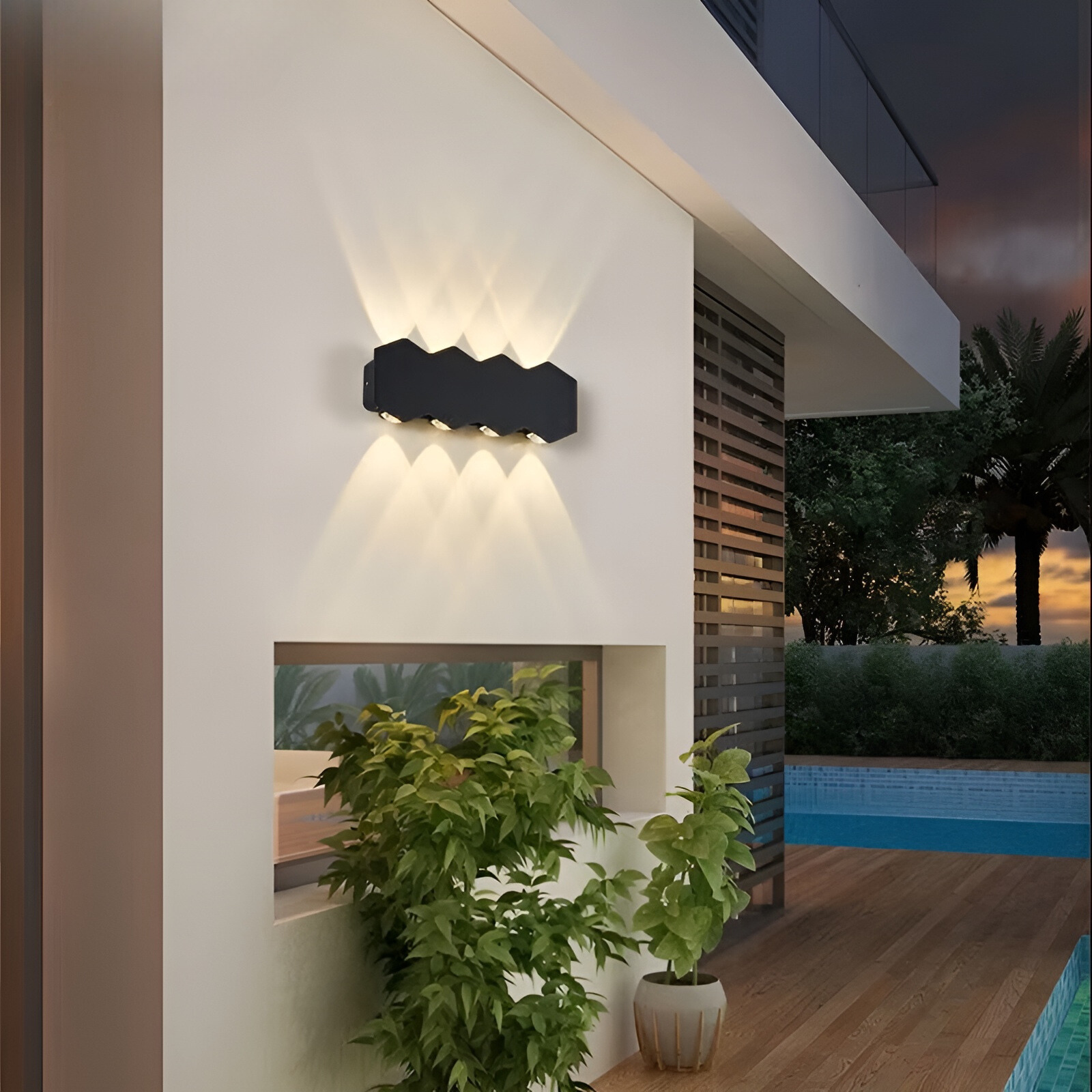 PureBeam Light - Vattentät Minimalistisk LED Utomhuslampa