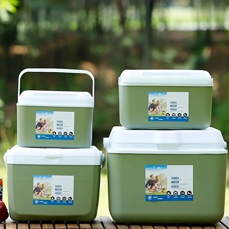 Carvallo Kylbox FrostoGo | 24h Kylförvaring | Robust & Kompakt | Avokado Grön