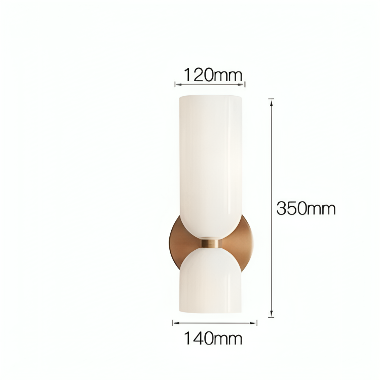 MilanLuxe - Modern Vägglampa