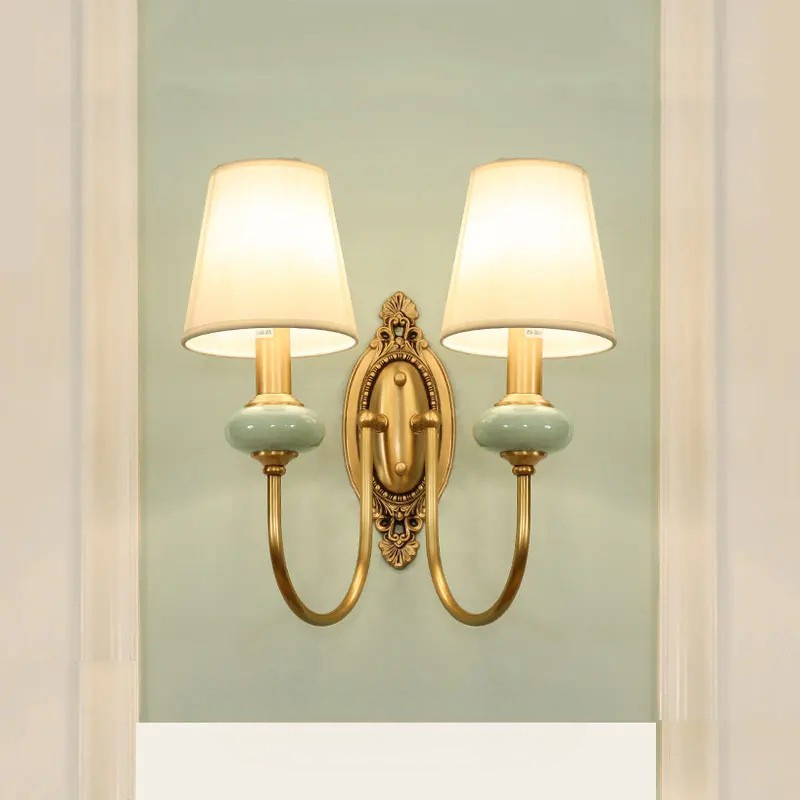 CopperGlow - Klassisk Vägglampa för Sovrum och Vardagsrum