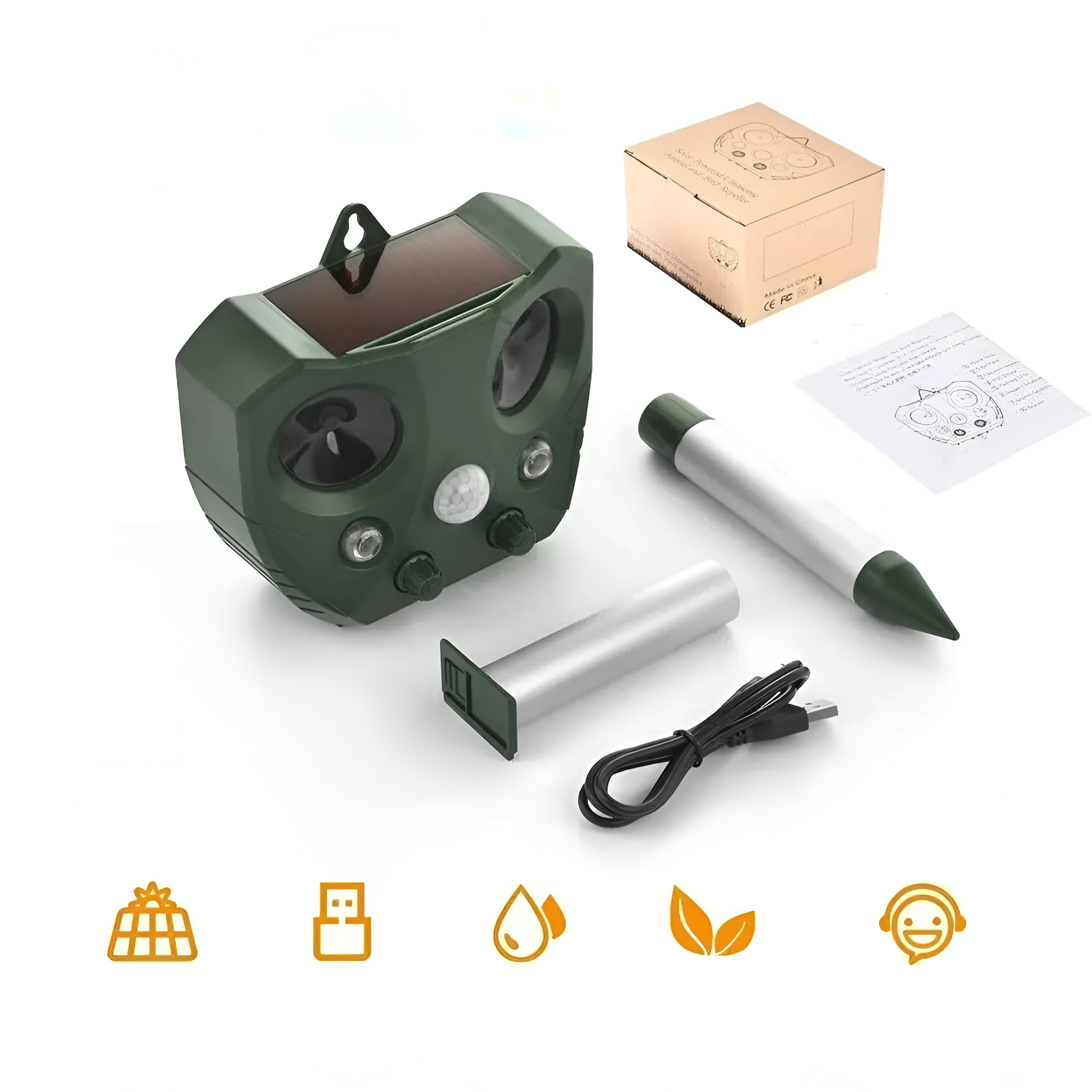 SafeScape - Solcellsdriven ultraljudsenhet för kemikaliefri skadedjursbekämpning