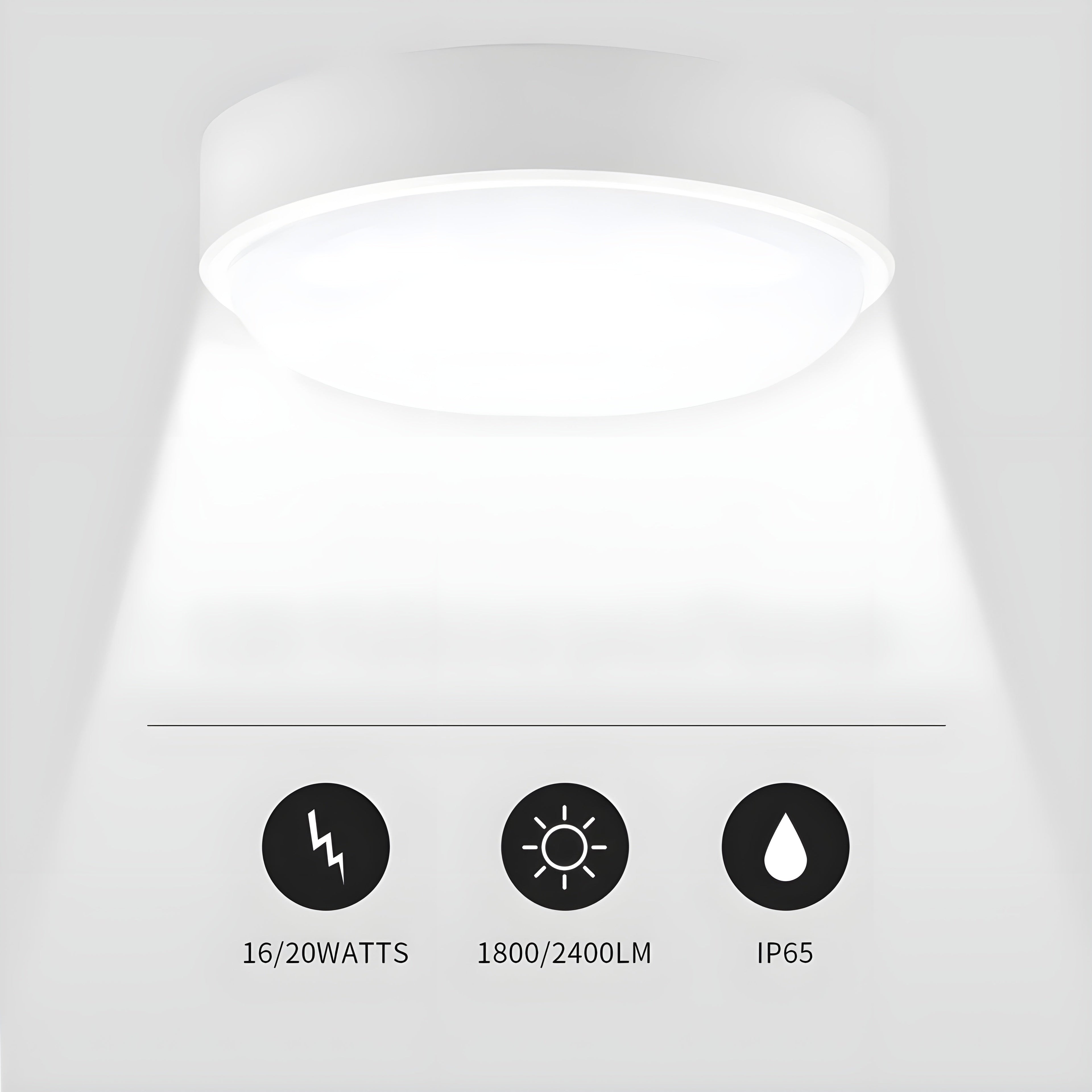 OvalShine Light - Modern Vägglampa med Ytmontering och LED-belysning