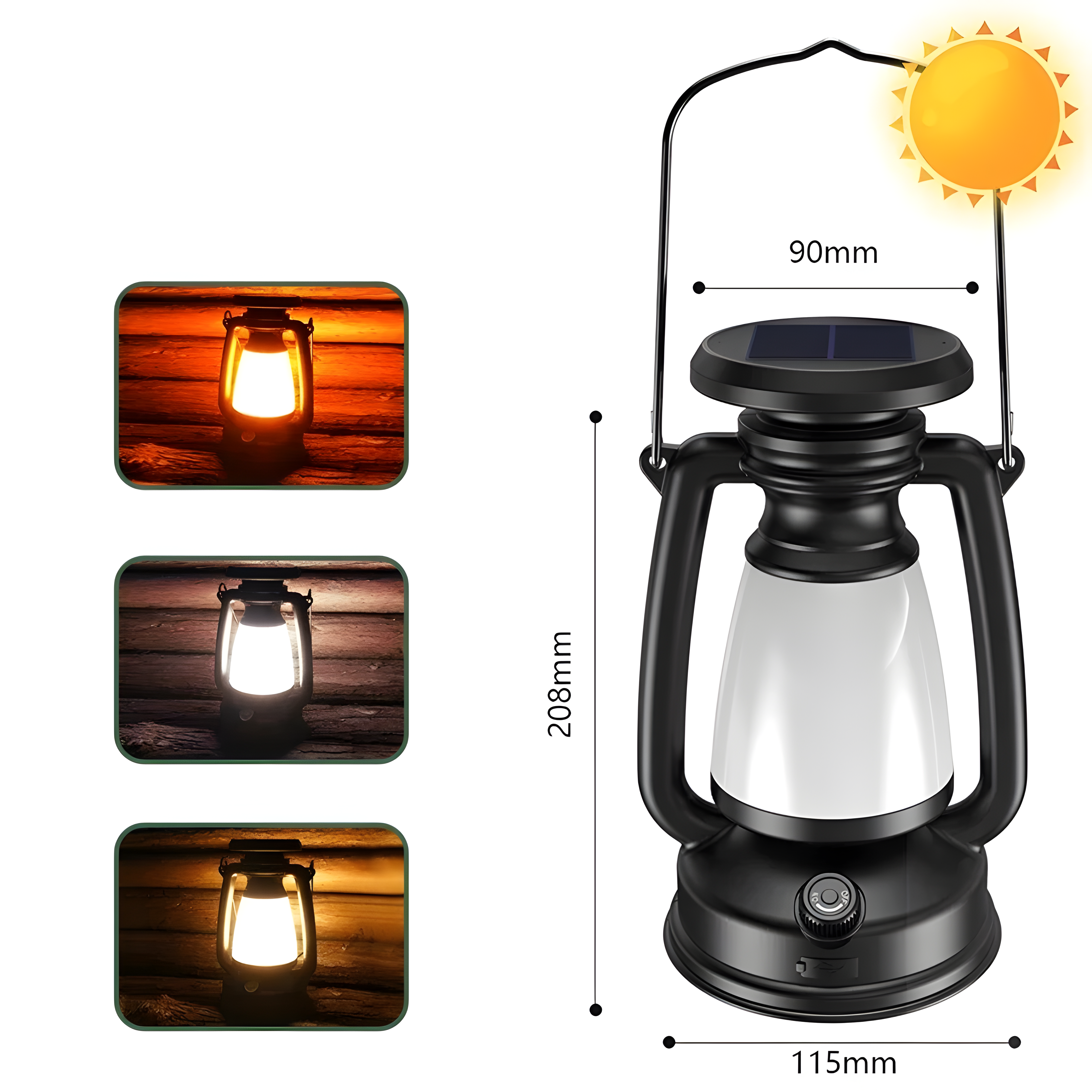 TrailBlazer Light - 3 Läge belysning USB uppladdningsbar campinglampa