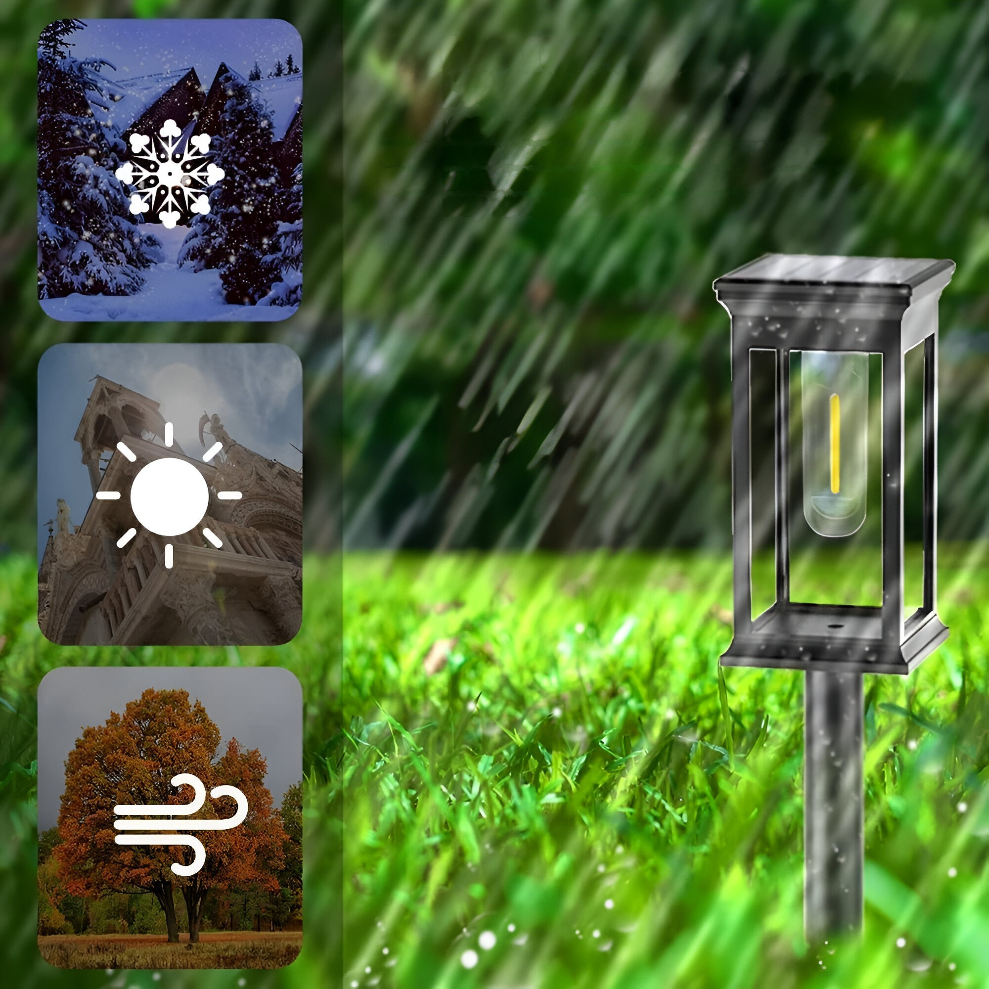 GlowMoss Path – Vattentät trädgårdsgångbelysning för utomhusbruk