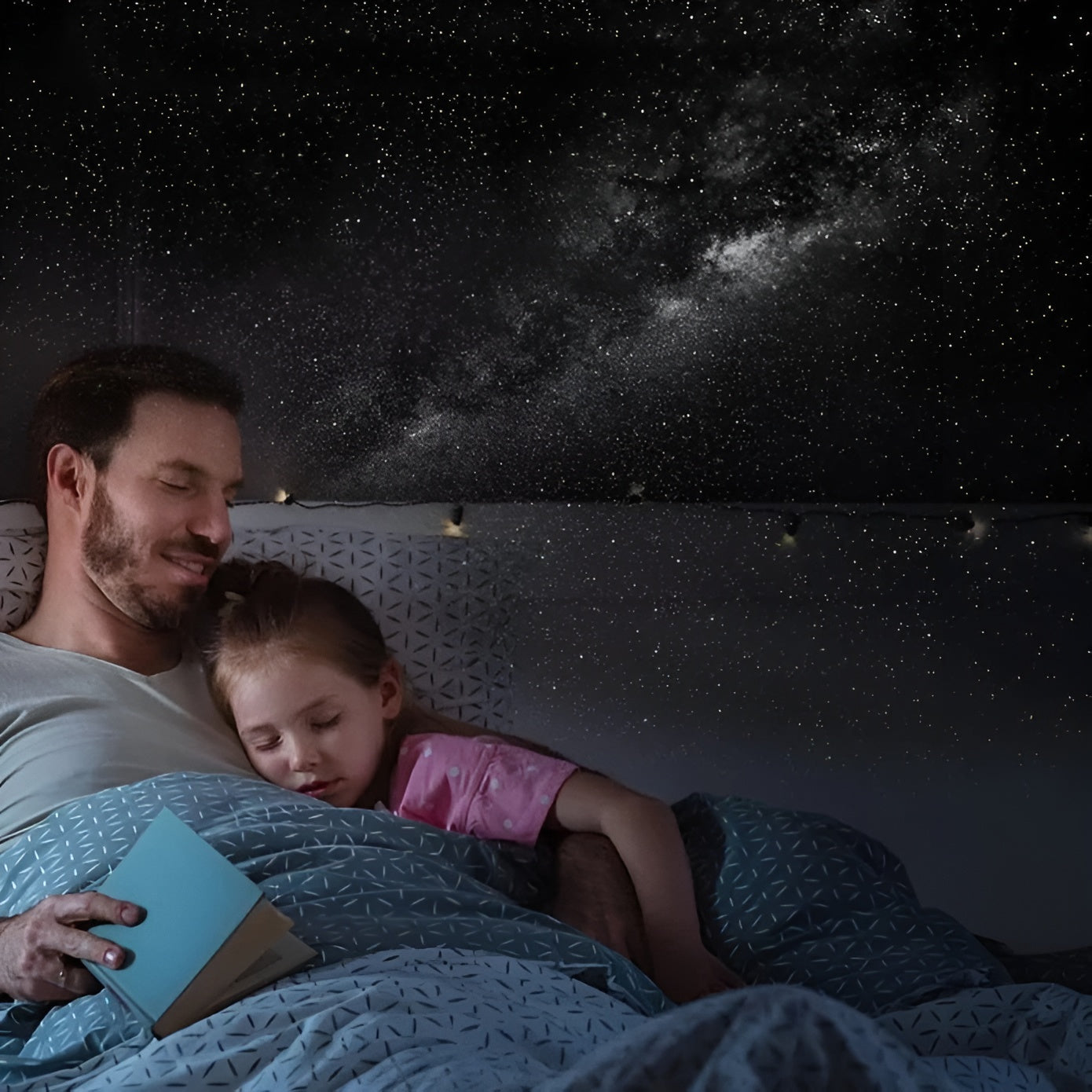 Projektorljus med 13 effekter – stjärnhimmel & galax | Stämningsfull nattlampa för sovrummet