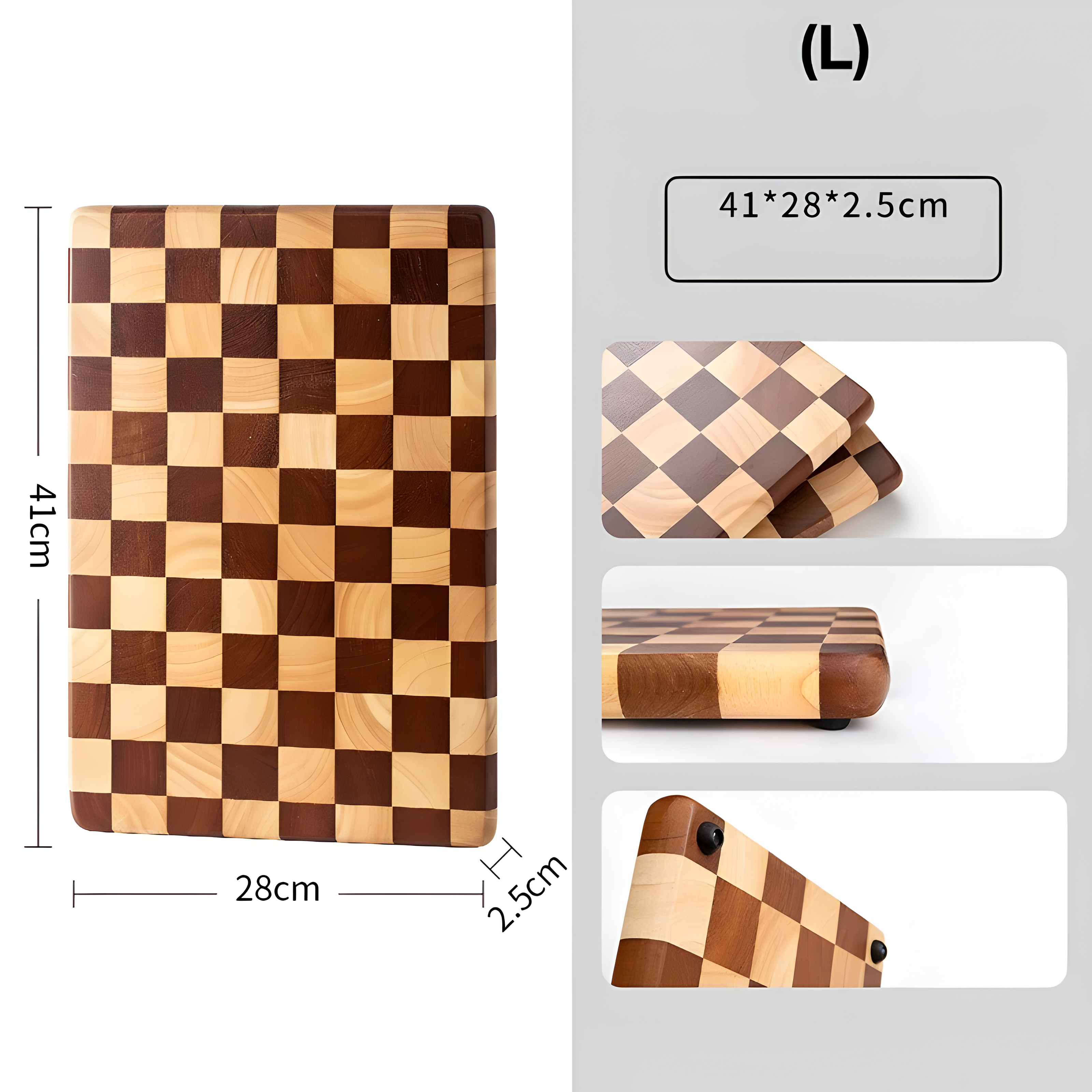 AcaciaGrid Board – Halkfritt skärbräda i trä