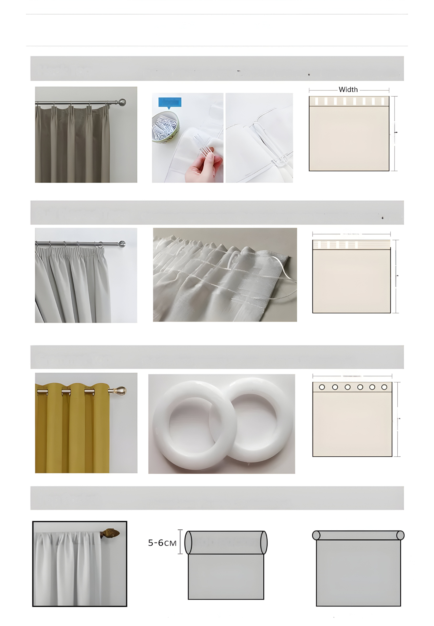 HikariVeil Gardiner - Japansk Stil Halvgenomskinliga Integritetsgardiner