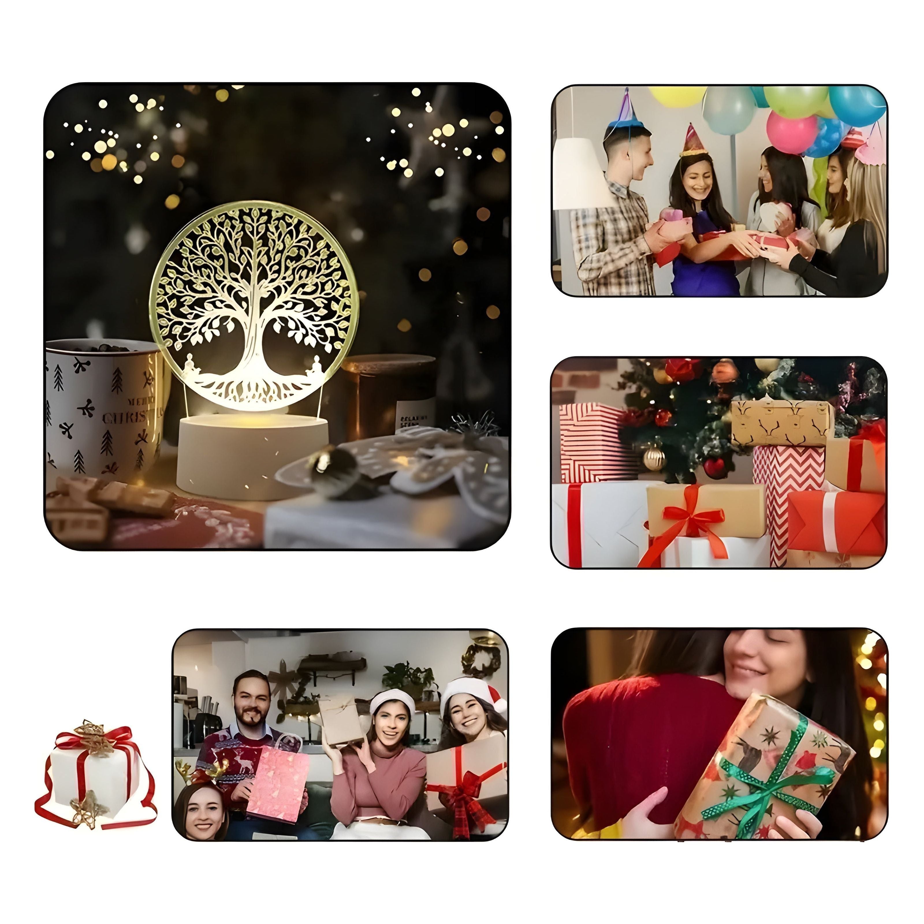 IllumiDecor Light - Dekorativ 3D LED-nattljus