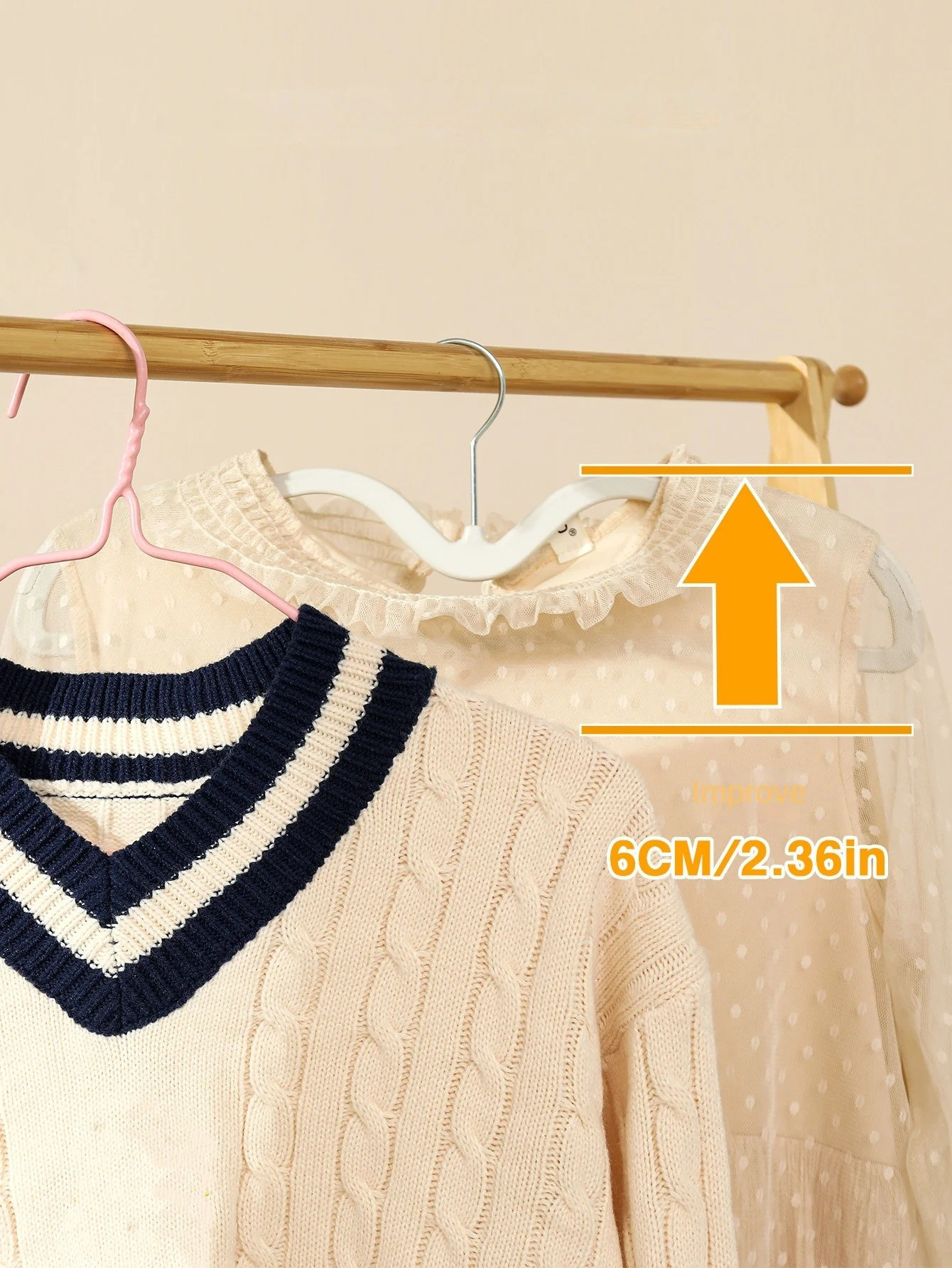 HangWise Hanger – Utrymmessparande Halka-av Klädhängare i Plast