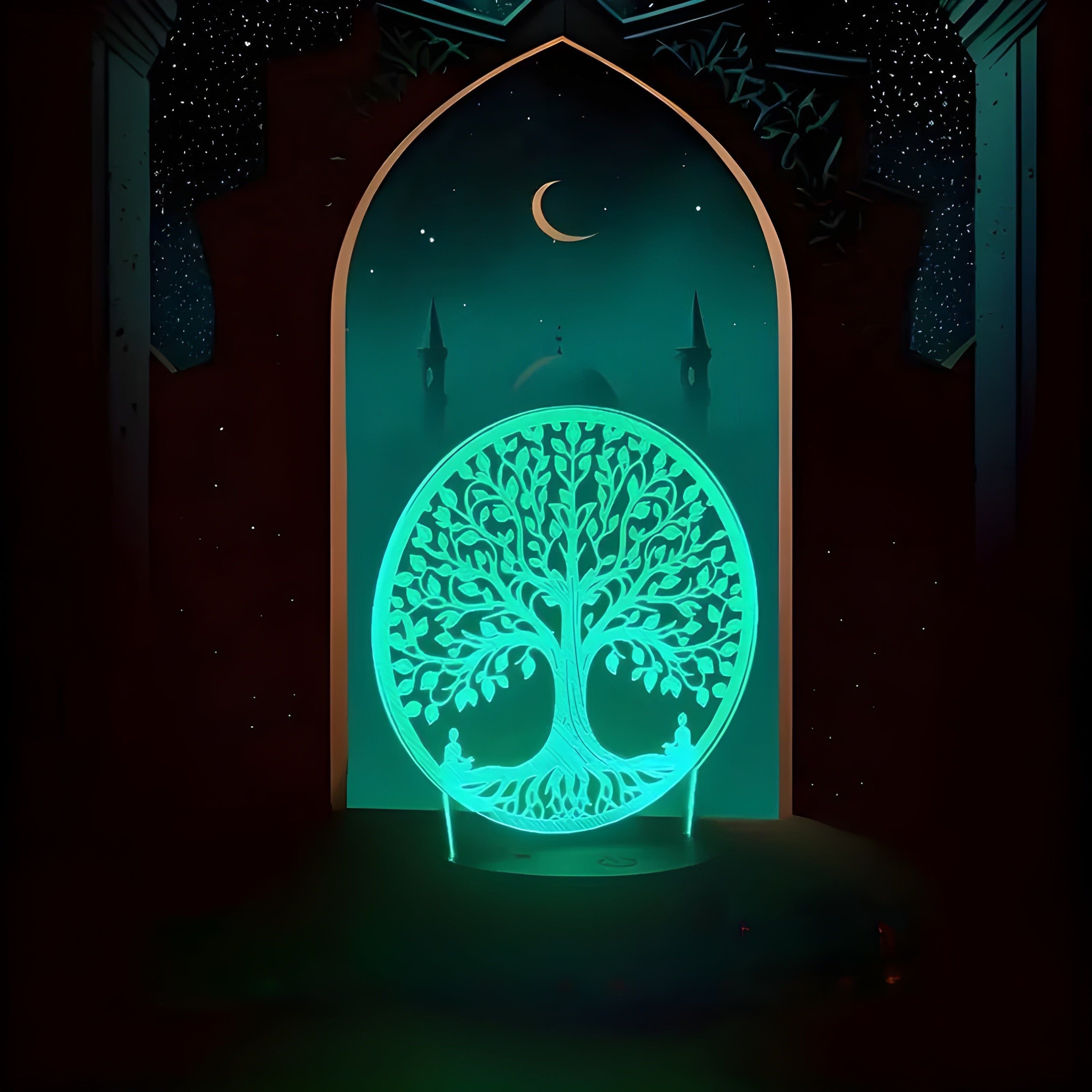 IllumiDecor Light - Dekorativ 3D LED-nattljus