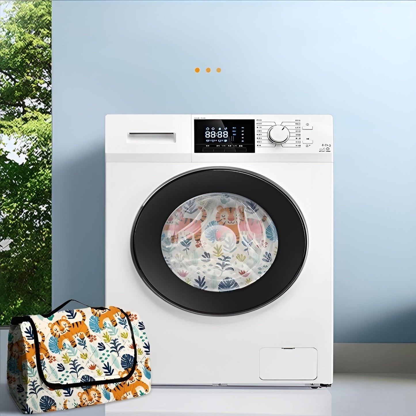 Carvallo Baby-lekmatta Wanderlino | Polstret & Vattentät | För Utomhus & Hemma | Inkl. Bärväska