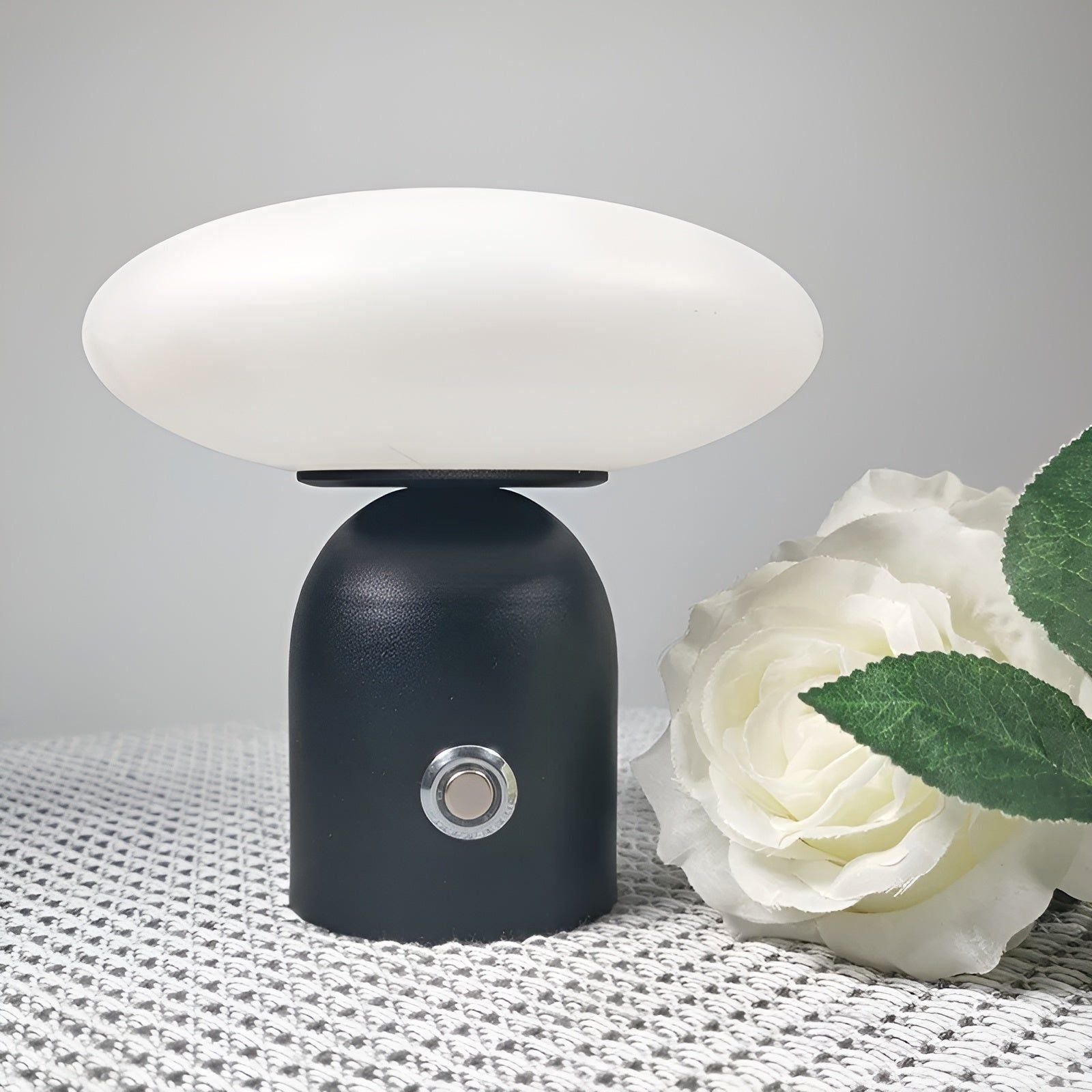 Mari Luxe - Nordisk lyx svamplampa med smart touch - Bordslampa utan sladd