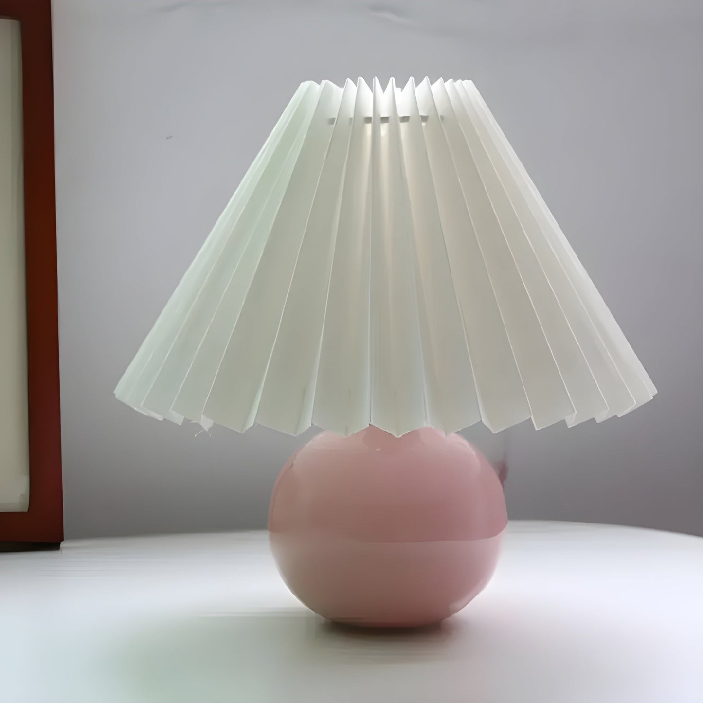 LumiPleat Lampa – Vintage Fållbordslampa