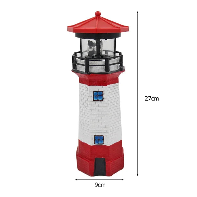 OceanGlow - Fyr Solenergi LED-lampa