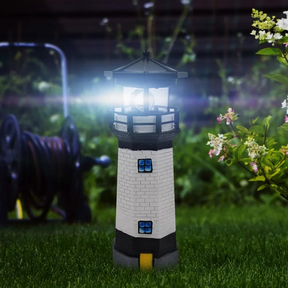 OceanGlow - Fyr Solenergi LED-lampa