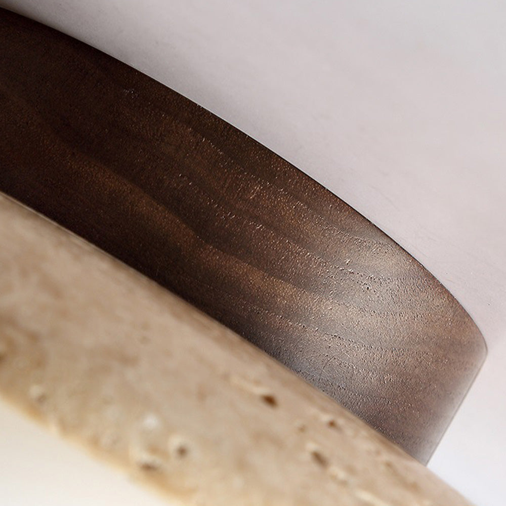 Industrinmodern beige stenvägglampa