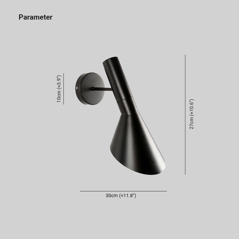 Brady Modern LED Vägglampa Inomhus Vridbar Mat-/Vardagsrum Svart