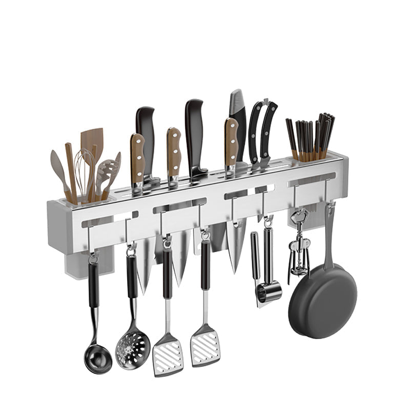 Carvallo - Väggmonterad stansfri knivhållare i rostfritt stål