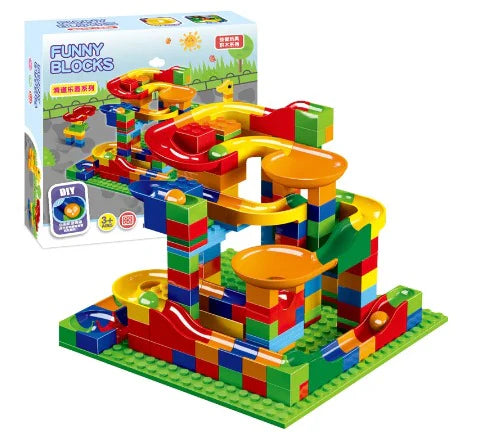 Marmor Race Track Builder – Skapa din egen racingbana med byggblock