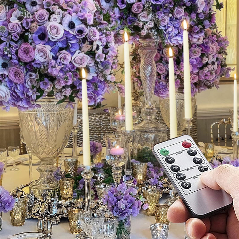 LED Stearinljus Höga Plast Taper Dekor