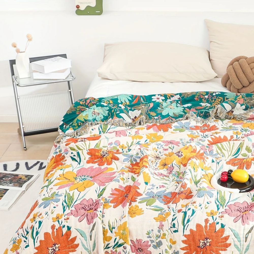 Wildflower Garden Bomullsfilt