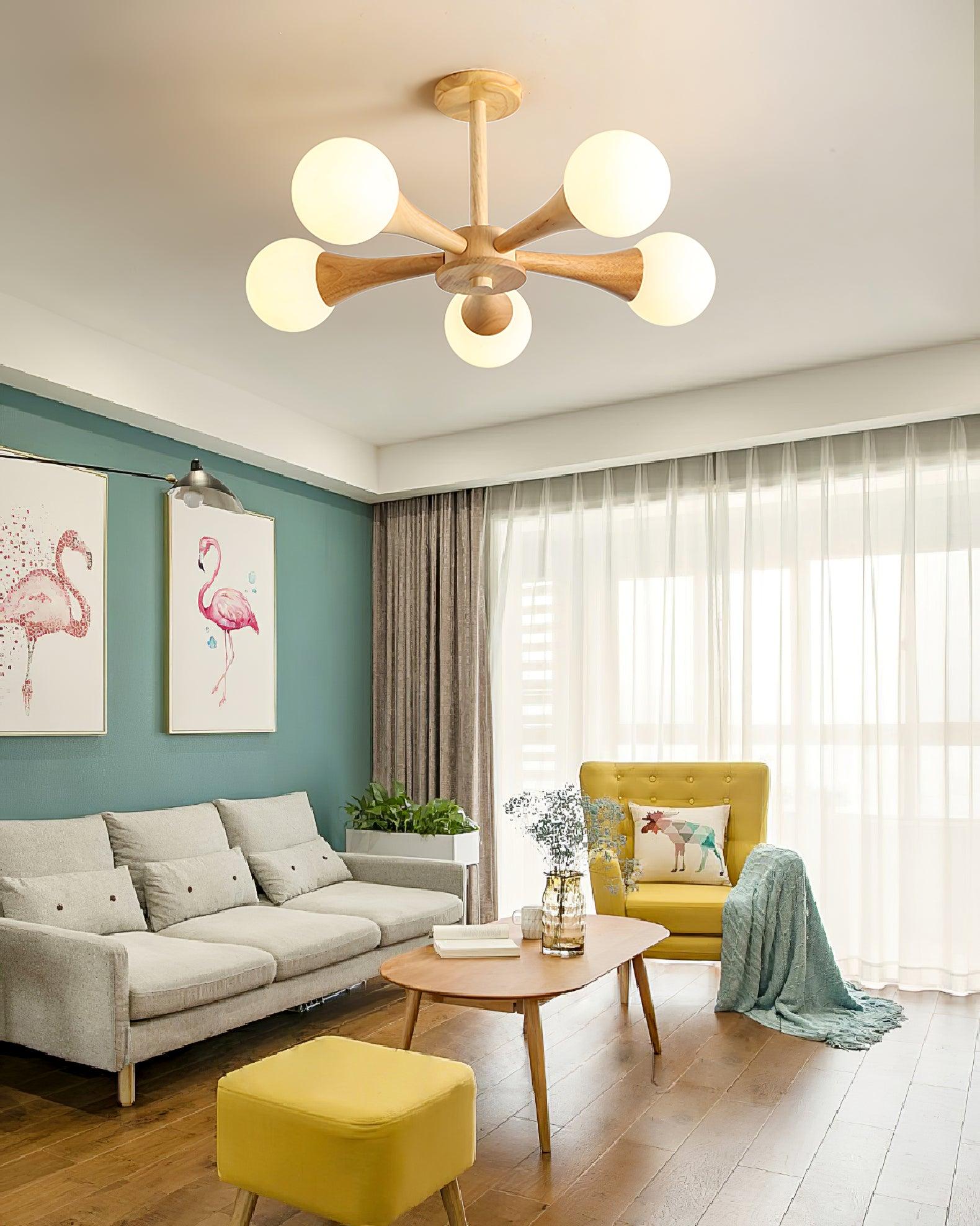 Mila - Elegant Trä Taklampa