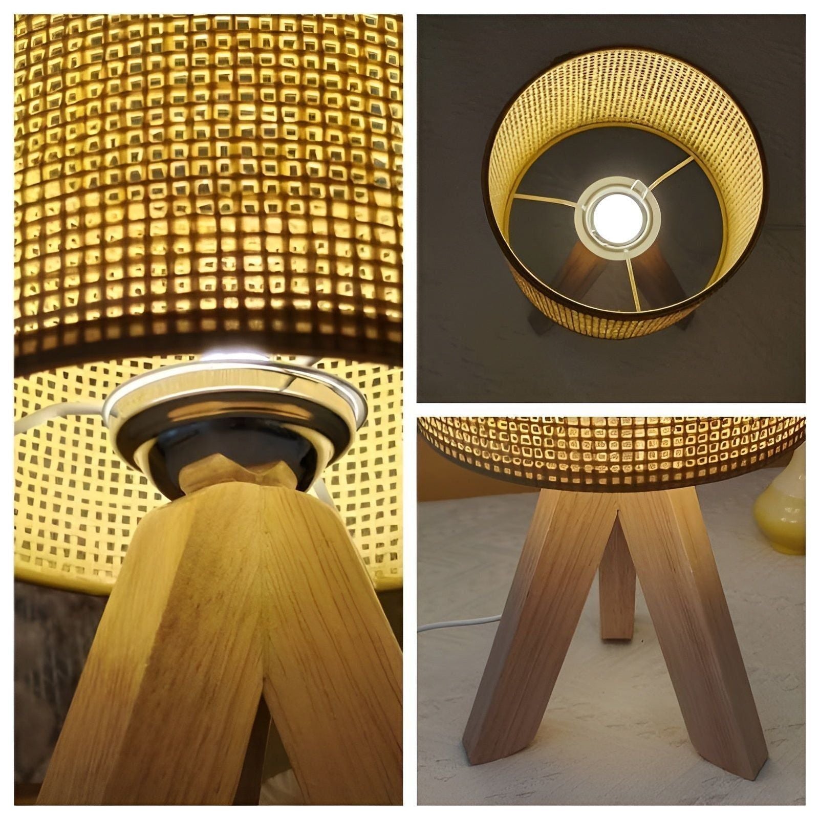 Carvallo - Håndgjord USB-driven bordlampa med varm LED-glöd