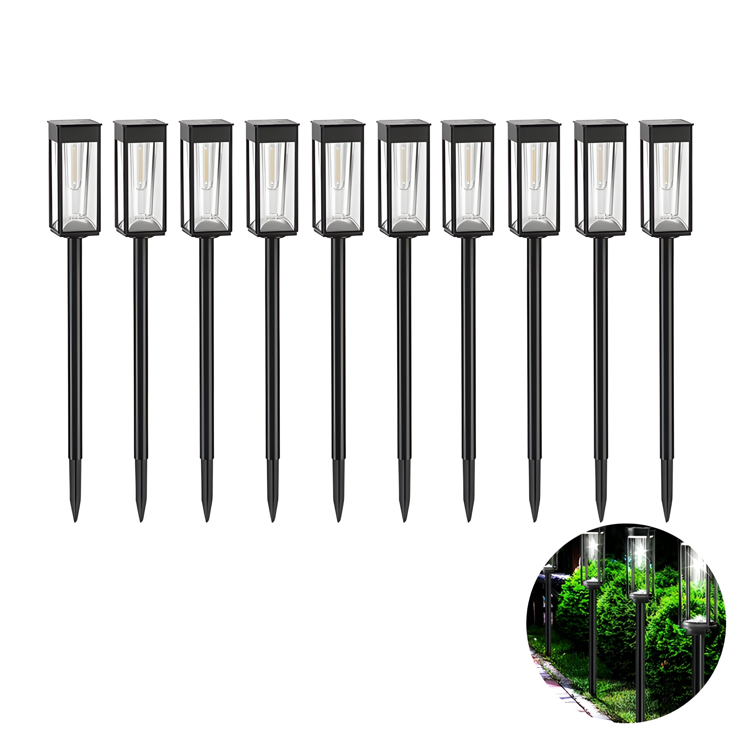 BrightBound Light – Solcellsdrivna LED-trädgårdslampor för utomhusbruk