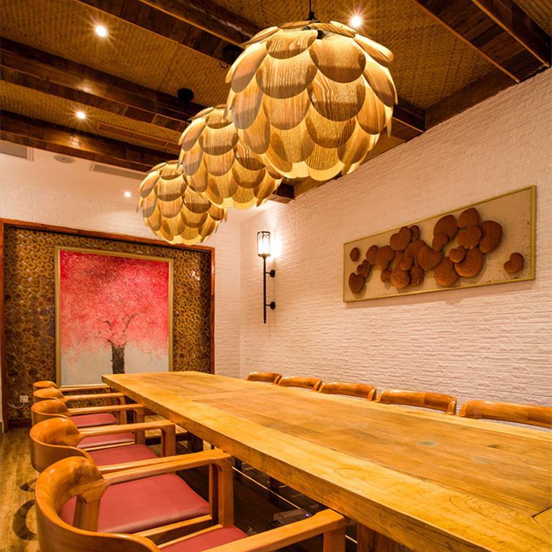 Rustikalt Ananasformat Hänglampa