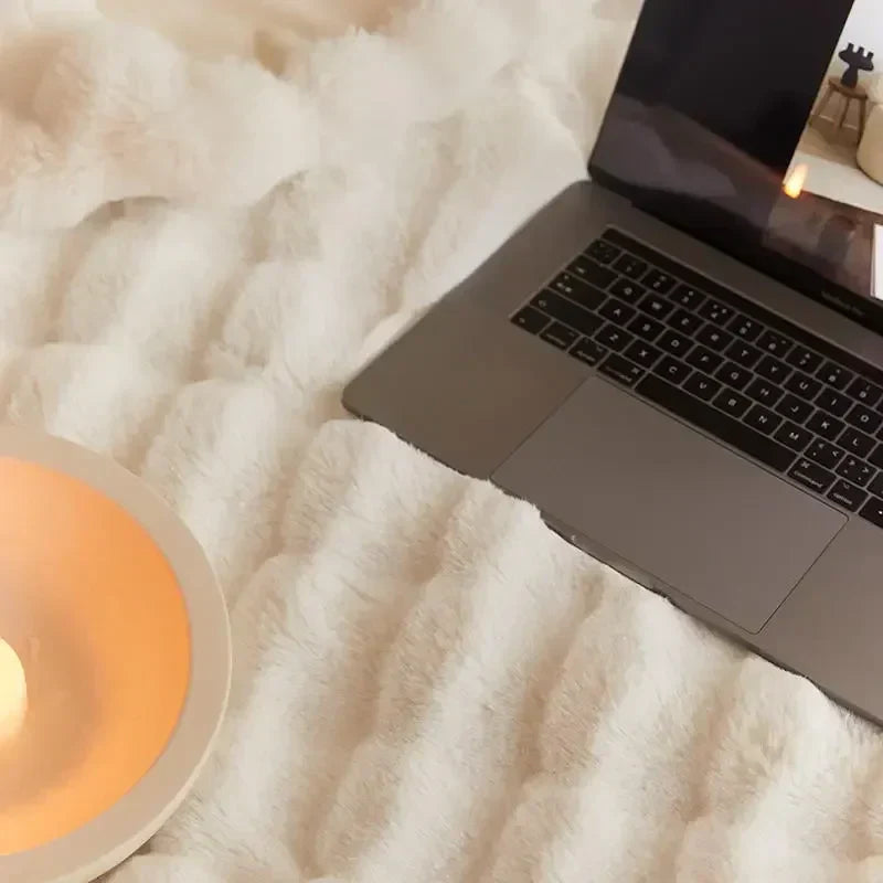 Fleece Filt För Soffa Och Säng