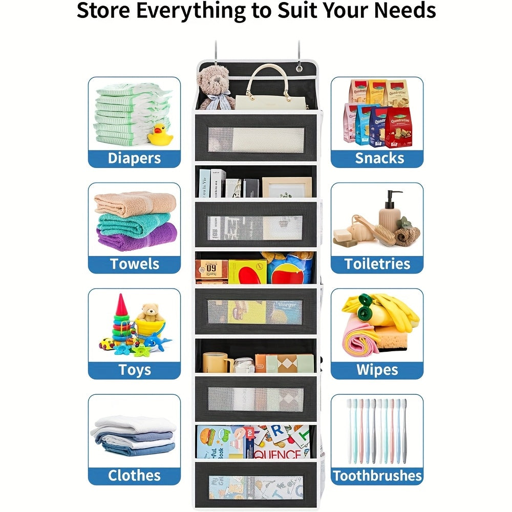 5-lagers hängande förvaringssystem – Idealisk för sovrum, badrum och kök