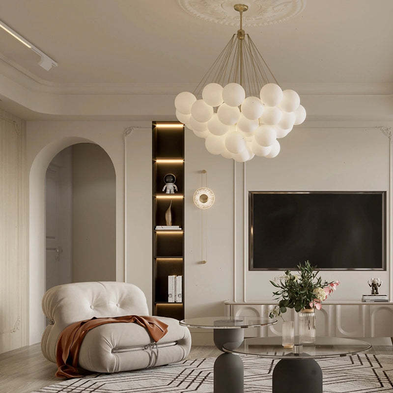 Glamora - Design Hänglampa i Metall och Glas