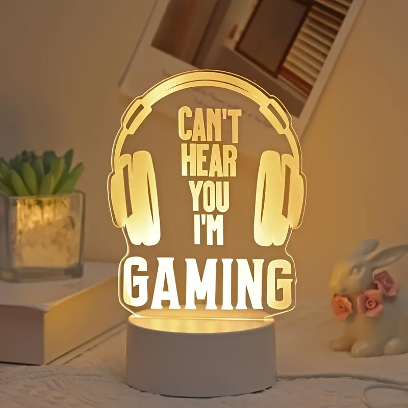 GameLamp - Mini LED Bordslampa med USB-uppladdning för Spelrum