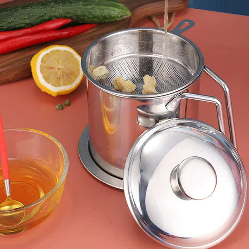 PurePour Oljesil – Enkelt och säkert filtrering av olja för hälsosammare matlagning