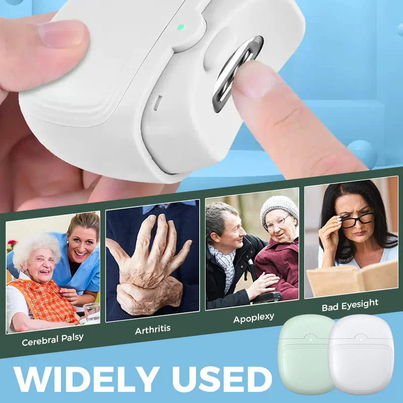 Elektrisk nagelklippare, automatisk nagelpolering trimning manicure