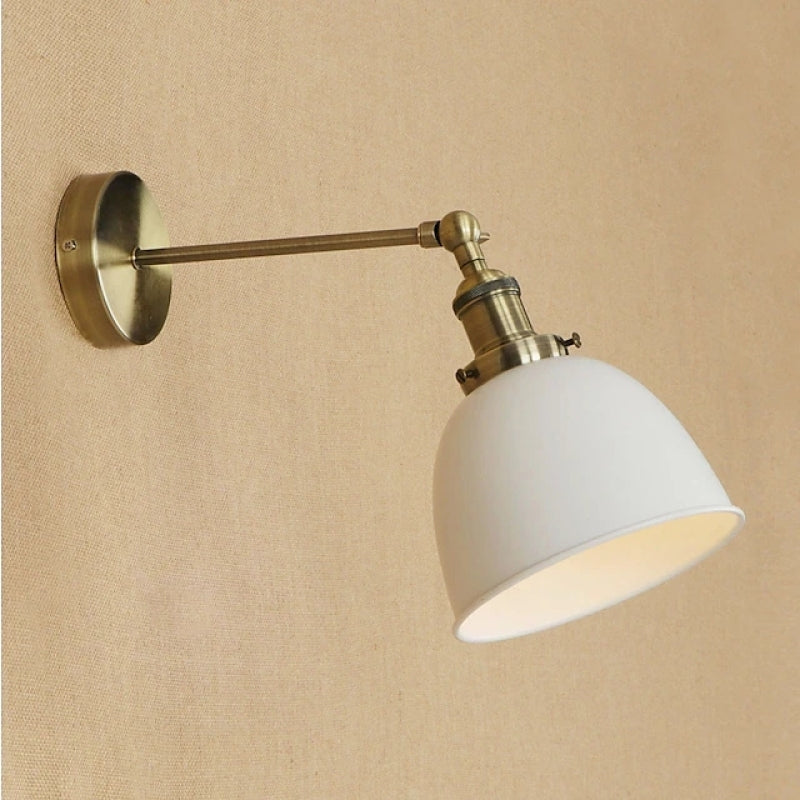 Liam Vintage LED Vägglampa Inomhus Svart Sovrum Metall