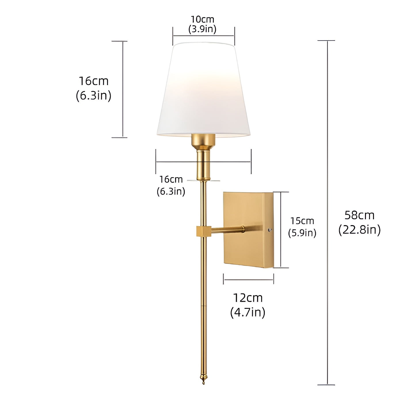 AuraFlare Light – Amerikansk Modern Trådlös Vägglampa