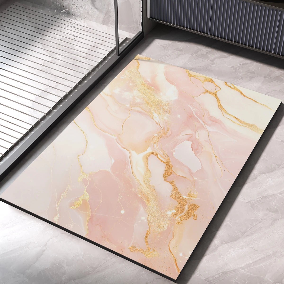 AbsorbaMat – Snabbtorkande halkfri badmatta för säkra och bekväma steg