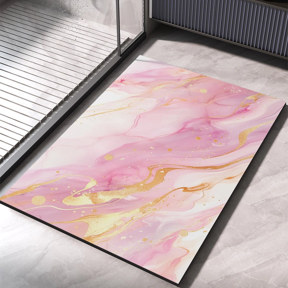 AbsorbaMat – Snabbtorkande halkfri badmatta för säkra och bekväma steg