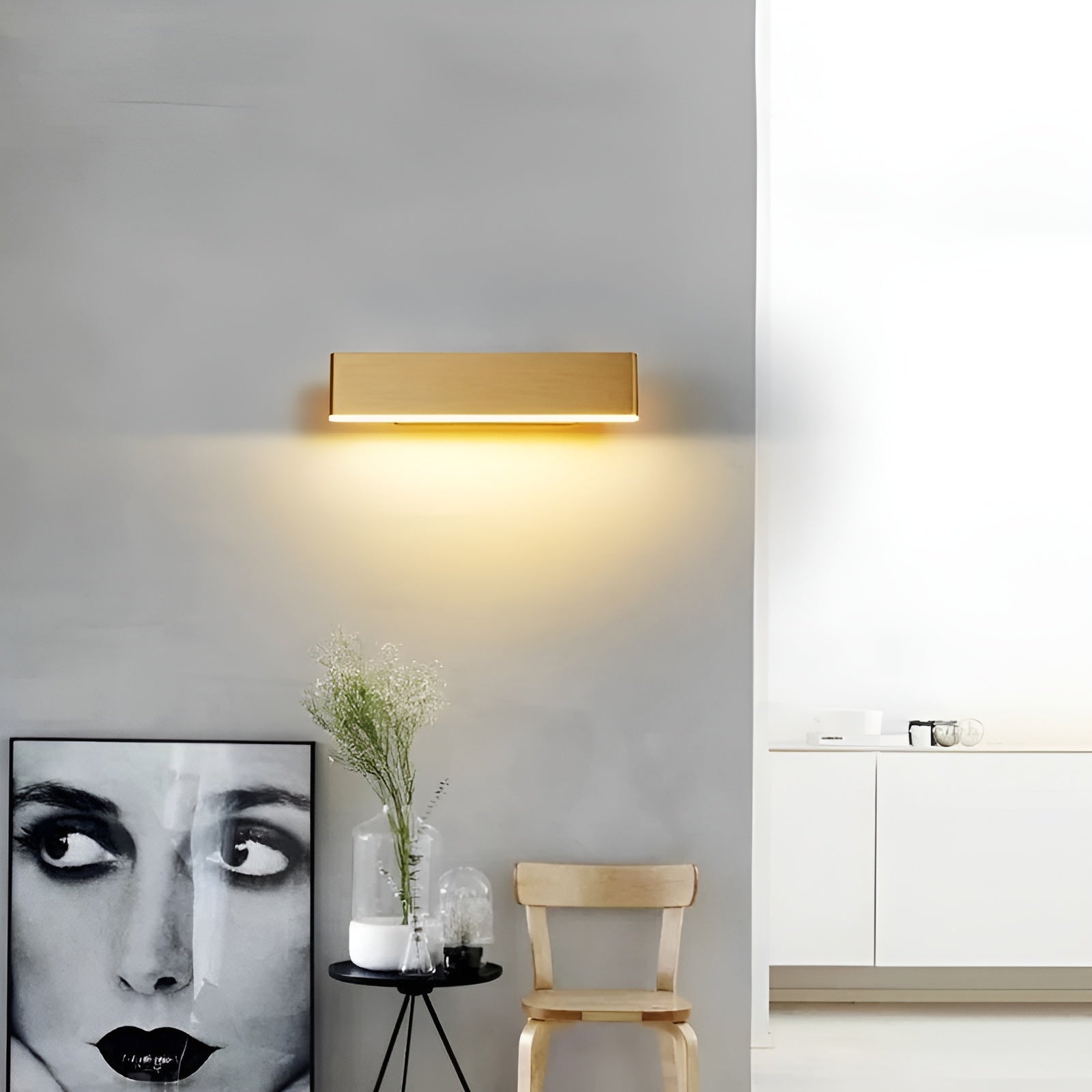 OrbitBeam Ljus - Rotbar Minimalistisk LED Vägglampa