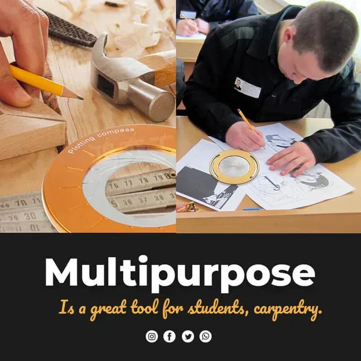 Carvallo - Justerbart verktyg för att rita cirklar