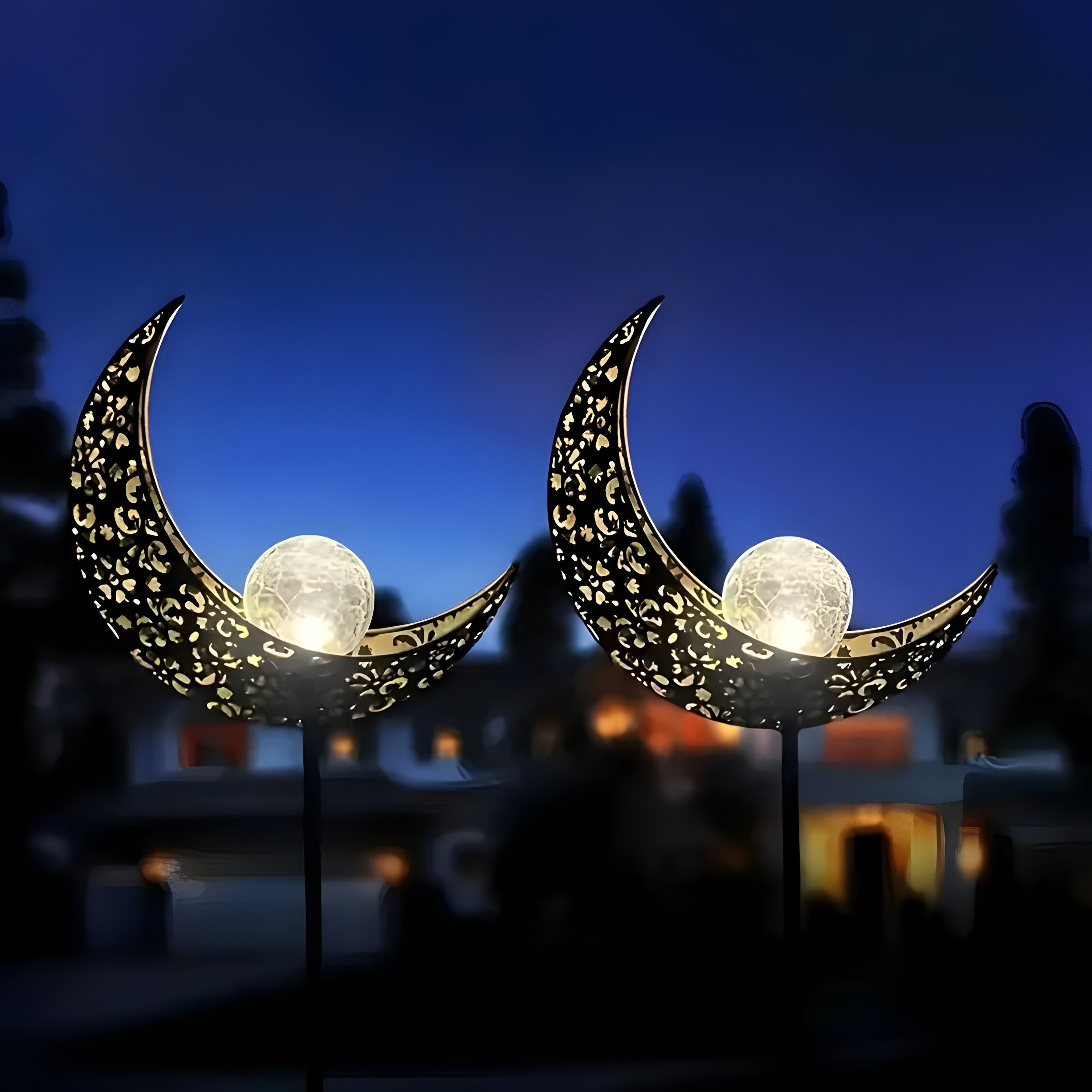 AuroraMeadow Light – Dekorativ solcells trädgårdslampa