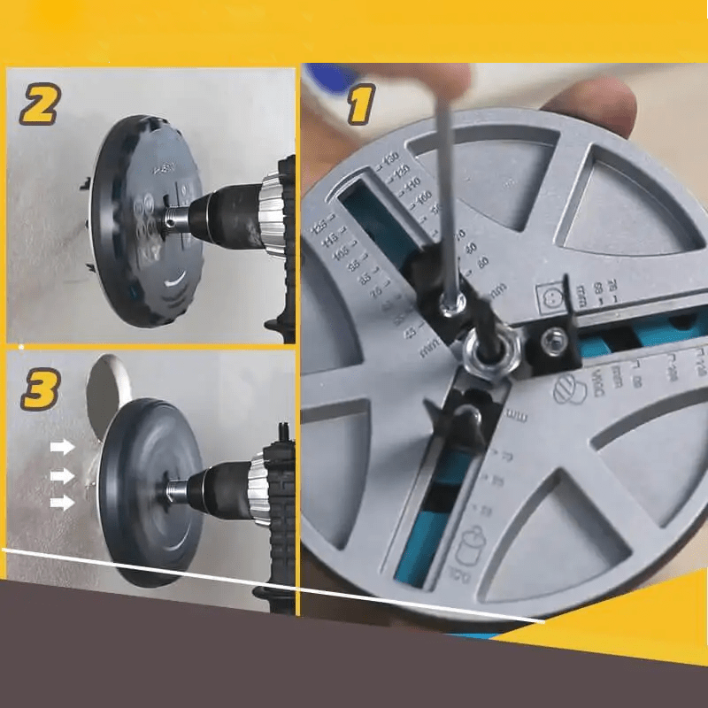 Justerbar Ponsaw – Precisionshålskärare med 4,5–13 cm diameter för trä & plast